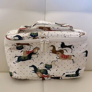 New Paul & Joe Trousse Maquillage IV Chevaux Cosmetic/Makeup Bag Mini Train Case